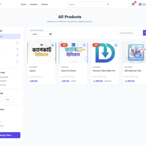 DigitalMart -Digital products Ecommerce Website Script